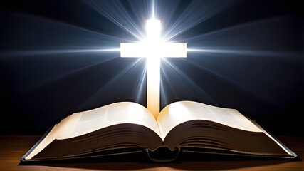 A cross with book