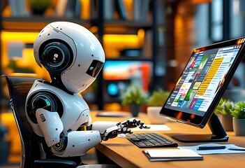 Fototapeta premium robot