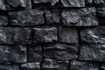 Dark gray stone wall background with an aged texture