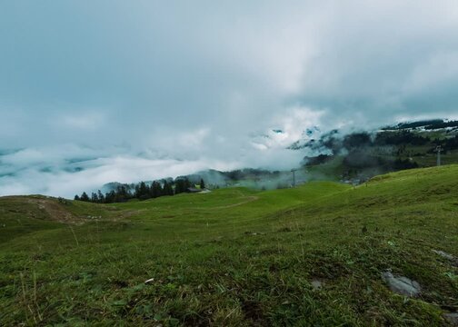 Blick auf Stoos in der Schweiz