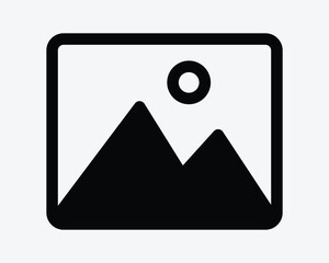 Image Gallery Icon. Picture icon vector isolated on white background. Picture vector icon. photo gallery icon vector. Photo album icon. Image gallery symbol.