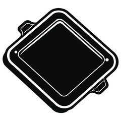 Baking Sheet vector silhouette