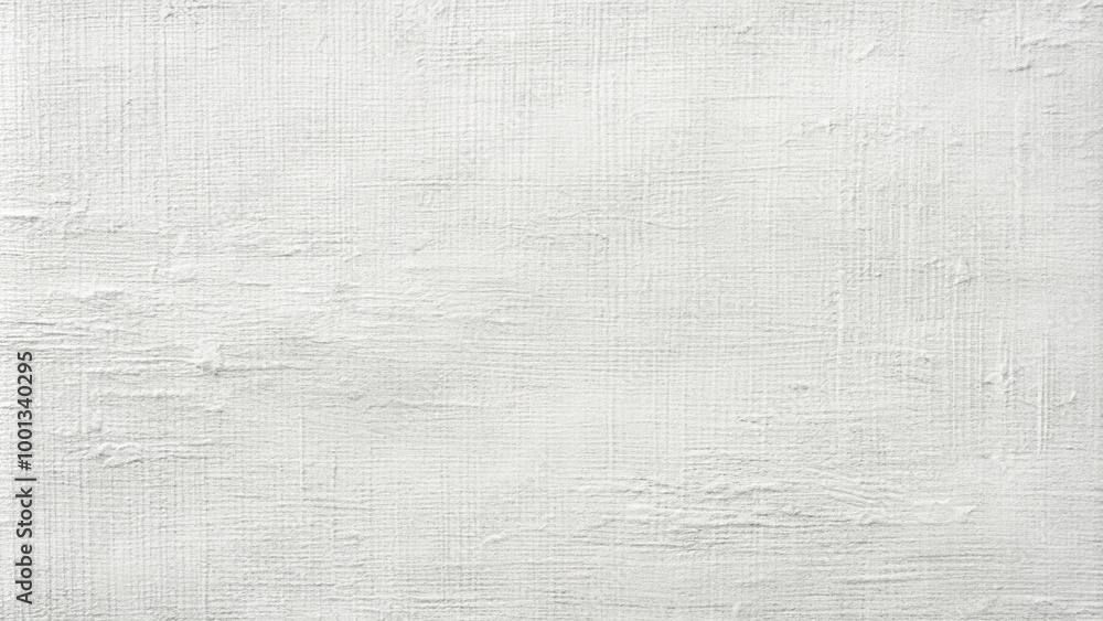 Poster white textured canvas with subtle brush strokes and faint grid lines, providing a clean and minimali