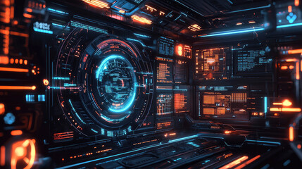 Obraz premium Technology Background 