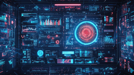 Obraz premium Technology Background 