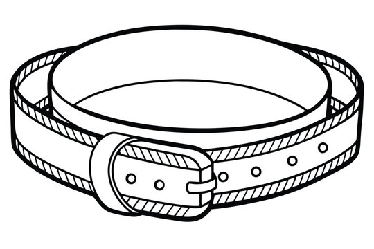 recommend clip art: Belt vector line art
