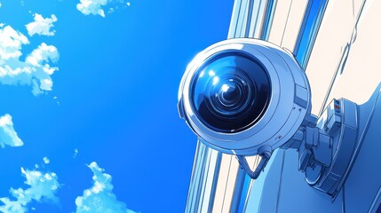 Satellite Surveillance Operation Illustration