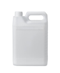 Blank disposable plastic jerry can