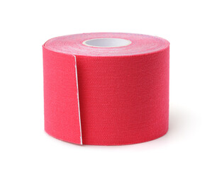 Red kinesio elastic tape