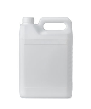 Blank disposable plastic jerry can