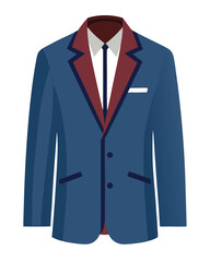 Blazer vector illustration isolated on a white background