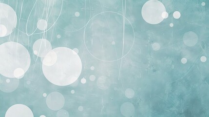 Light abstract background in soft blue with faint circles and delicate lines