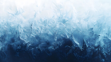 Obraz premium A background with a gradient of blue and white with a pattern that feels like ice.