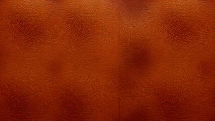 Abstract background, brown leather texture, copy space. Generative AI