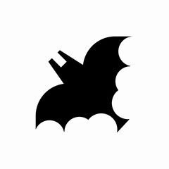 animal bat icon sign vector