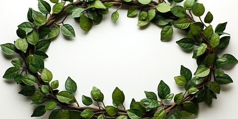 Naklejka premium green laurel wreath