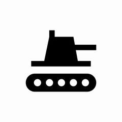 tank side view icon sign vector