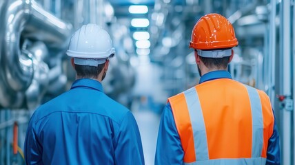 Engineers optimizing material flows in a carbon-neutral industrial facility, industrial engineer, net-zero manufacturing