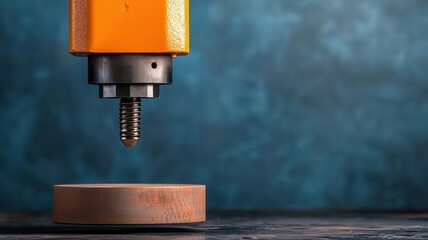 Hydraulic press for forming and shaping materials using hydraulic force, engineering tools, mechanical fabrication