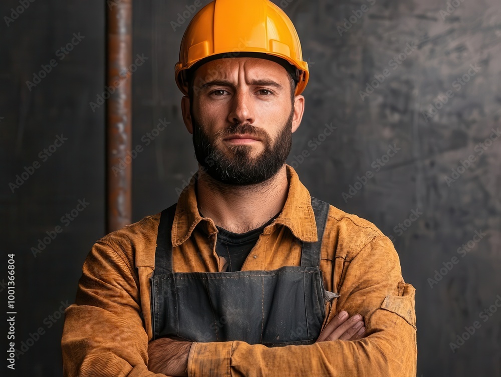 Poster industrial engineer optimizing factory processes to improve efficiency and reduce waste, engineer at