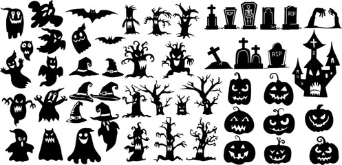 Halloween silhouette icon