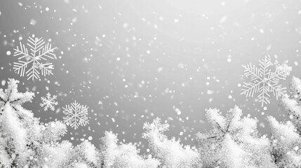 Fototapeta premium Winter Wonderland Snowfall