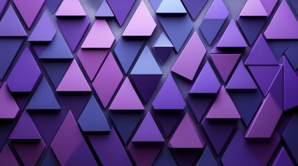 Fototapeta premium Geometric Abstract Purple Blue Triangle Pattern
