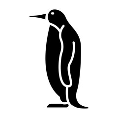 Penguin black icon