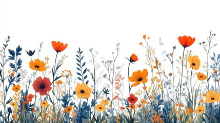 Colorful Wildflower Meadow