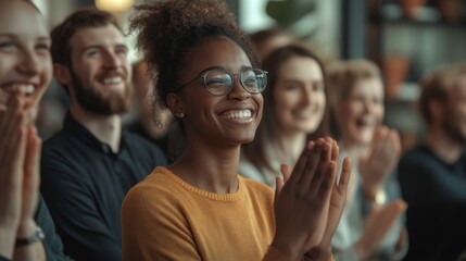 Obraz premium Audience Clapping in Applause