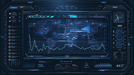 Obraz premium technology texture