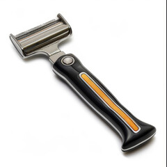 Obraz premium Photograph of a razor, for a close shave, isolated on a white background