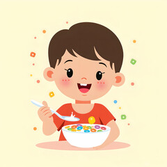 Colorful Cereal Joy