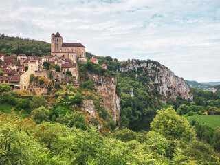 Obraz premium view of the village of region