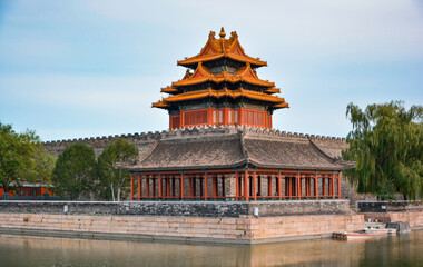 Obraz premium The Northwest Corner Tower of the Forbidden City in Beijing