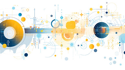 Obraz premium technology wallpapar