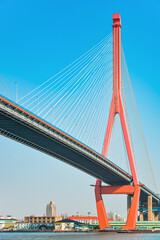 Shanghai Yangpu Bridge, connecting Shanghai Yangpu District and Pudong New District