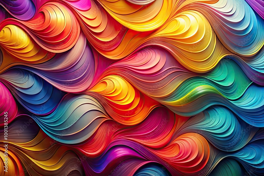 Poster abstract colorful wallpaper background with soft gradient patterns for modern interior design projec