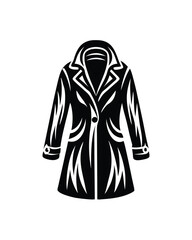 Coat vector line art