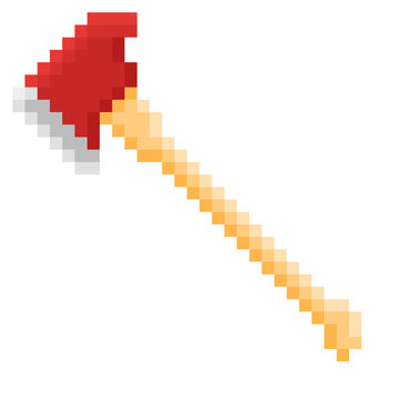 Fire Safety Axe Pixel Art