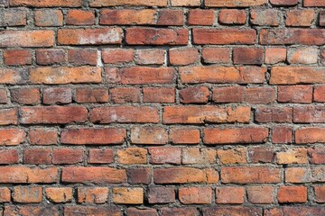 Obraz premium seamless brick wall texture with an aged and weathered appearance