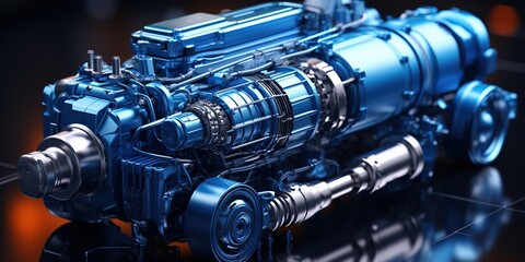Fototapeta premium the engine of the engine