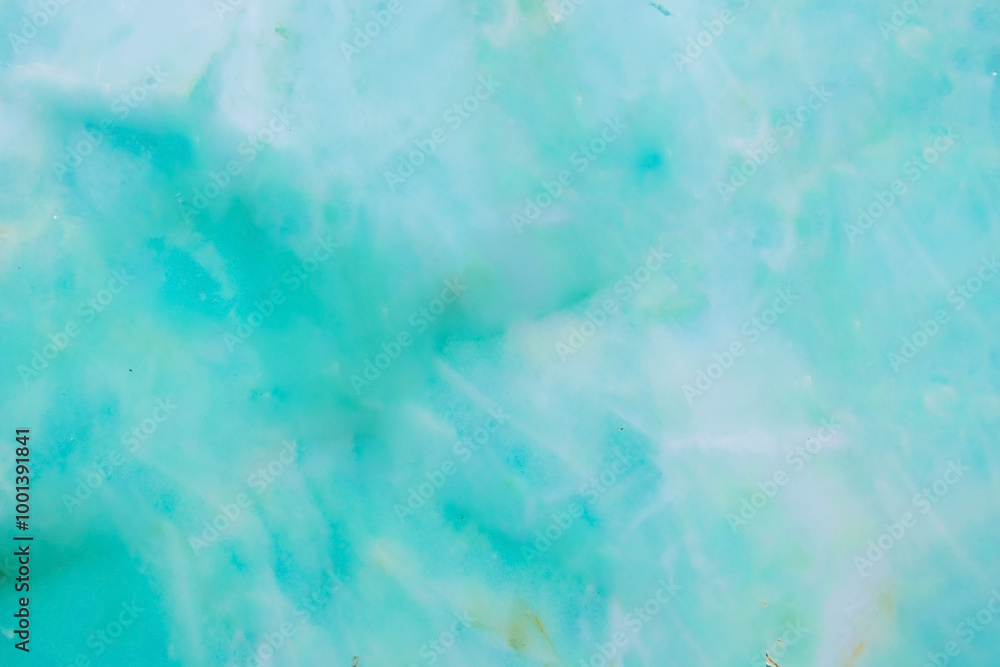 Poster soft abstract turquoise texture with gentle gradients of blue and green, creating a calming and flui