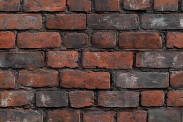 Obraz premium seamless brick wall texture with an aged and weathered appearance