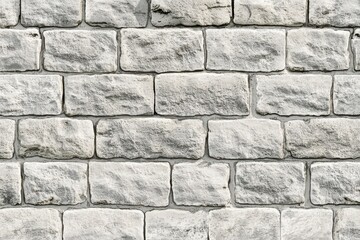 Fototapeta premium seamless pattern of a light gray brick wall, perfect for adding depth and texture