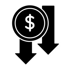 Money Inflation icon, Bussines Development