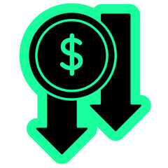 Money Inflation icon, Bussines Development