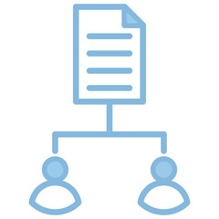 Hrm icon with line color style