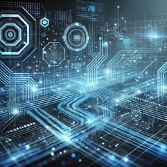 Fototapeta premium background of Technology