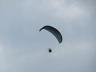 paraglider in the sky